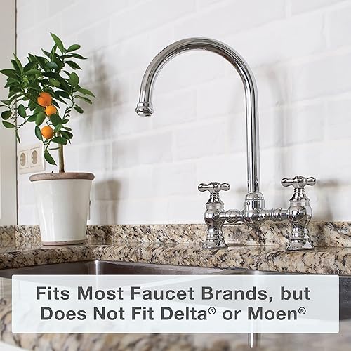 Miniatura 6 de Danco 46006P - Manija de grifo de bañera de brazo cruzado, no es compatible con grifos Delta y Moen, se adapta a grifos de 2 a 3 manijas, cromado,