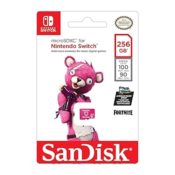 SanDisk 256GB microSDXC card for Nintendo Switch