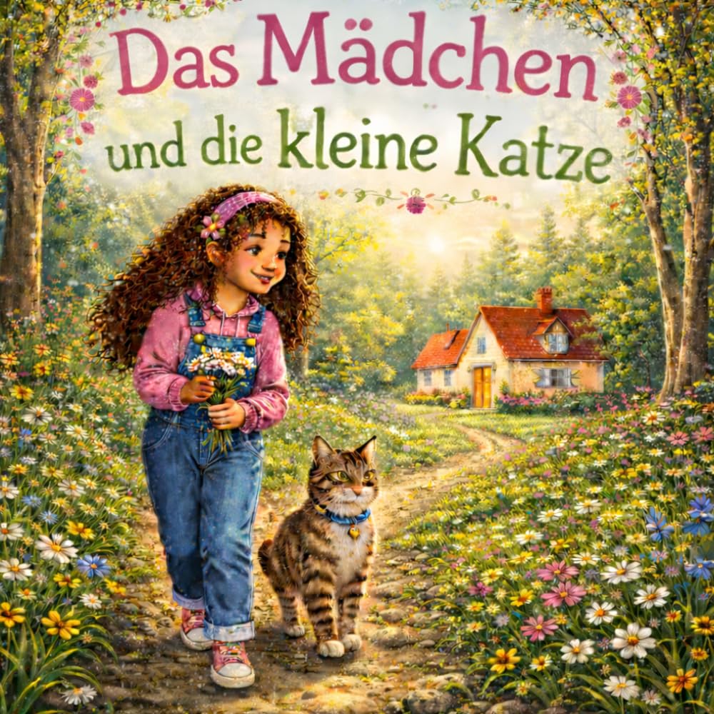 Das Mädchen und die kleine Katze