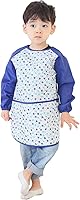 Vista 12 de Kids Waterproof Art Smock – Long Sleeve Apron for Painting, Baking, Sensory Play (Ages 1–10)