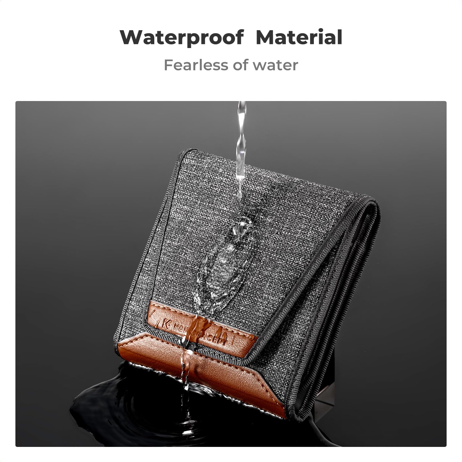 K&F Concept Lens Filter Pouch 2 Pack, Lens Filter Case 3 Pocket Professional Photography Filter Holder Belt Bag Pouch Water-Resistant and Dustproof for Filter Up to 82mm