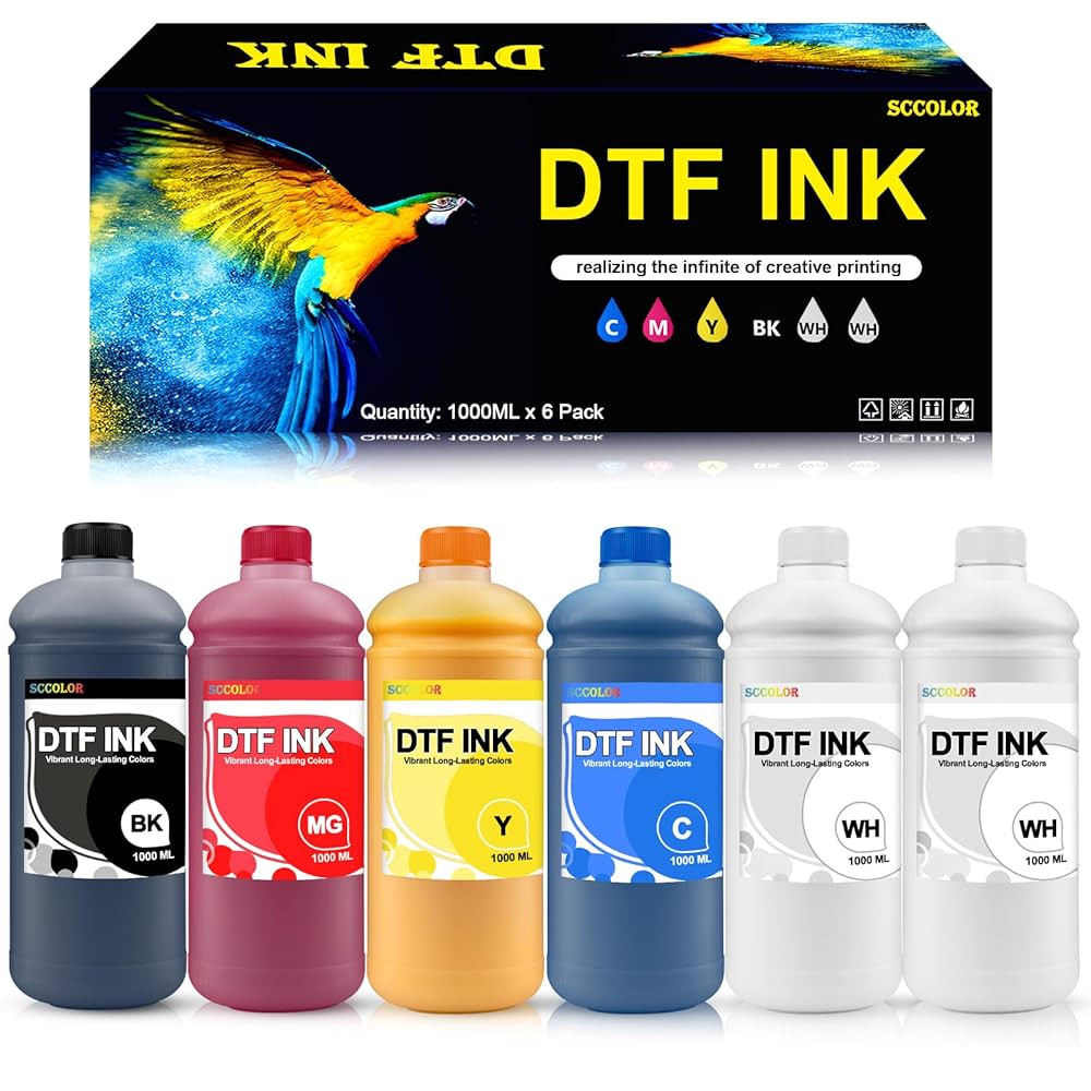 Amazon.com: DTF INK Combo Pack 1000ML-Premium Direct-to-Film