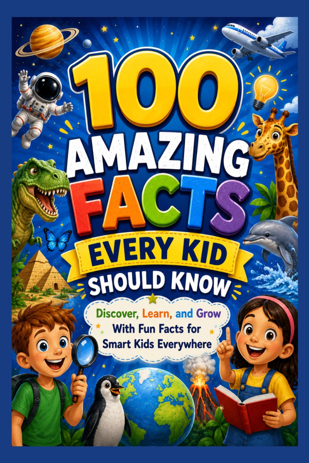 100 Amazing Facts Every Kid Should Know (premium colored book): Discover, Learn, and Grow With Fun Facts for Smart Kids Everywhere (100 kids formula book)