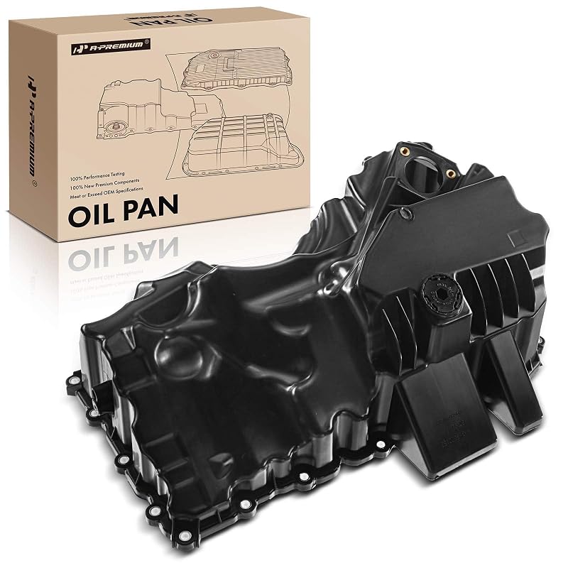Cárter de óleo do motor com bujão de drenagem A-Premium compatível com BMW 2.0L turbo