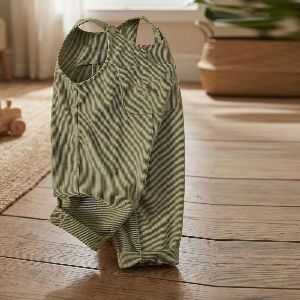 Overalls 9 size(6M - 10Y)sewing patterns, Multi-Size 1:1 Scale Durable Kraft Paper Template, Beginner-Friendly with Step-by-Step Visual Instructions for DIY Overalls– the gift for sewing enthusiasts