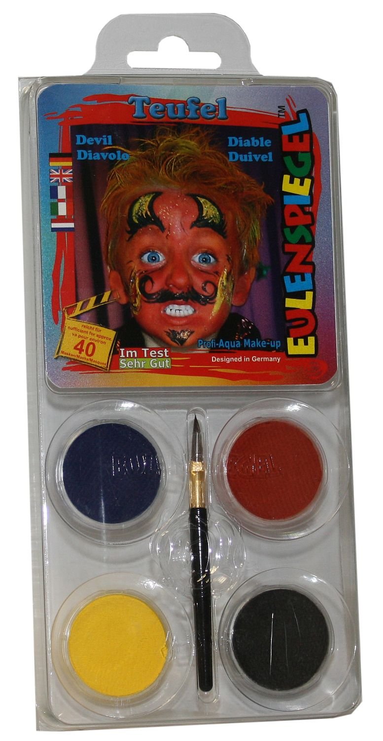 Eulenspiegel Creative Design-A-Face Face Paint Pack - Devil