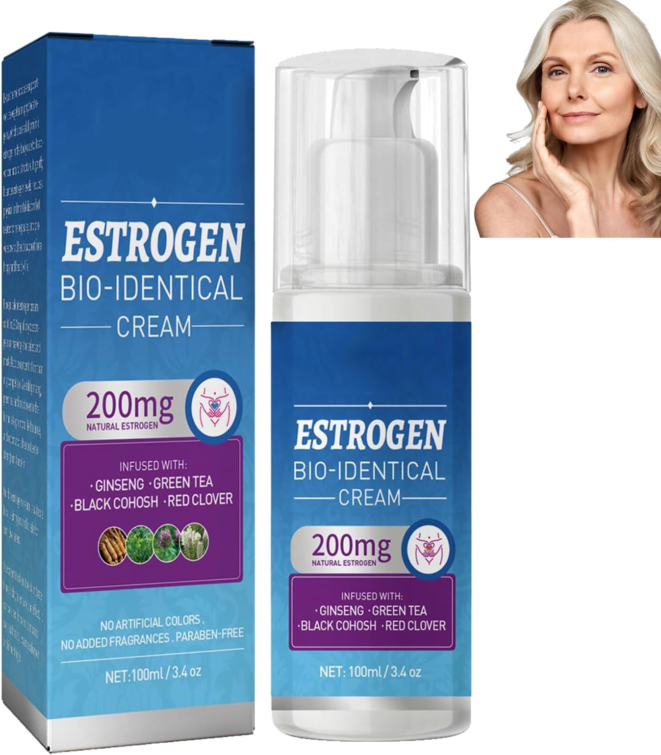 Natural Bio-Identical Menopause Relief Balance Therapy,Gift for a Middle-Aged Friend,Reduce menopausal fatigue,Maintain healthy moods,Enhance Your Internal and External Balance metabolism(100ml）