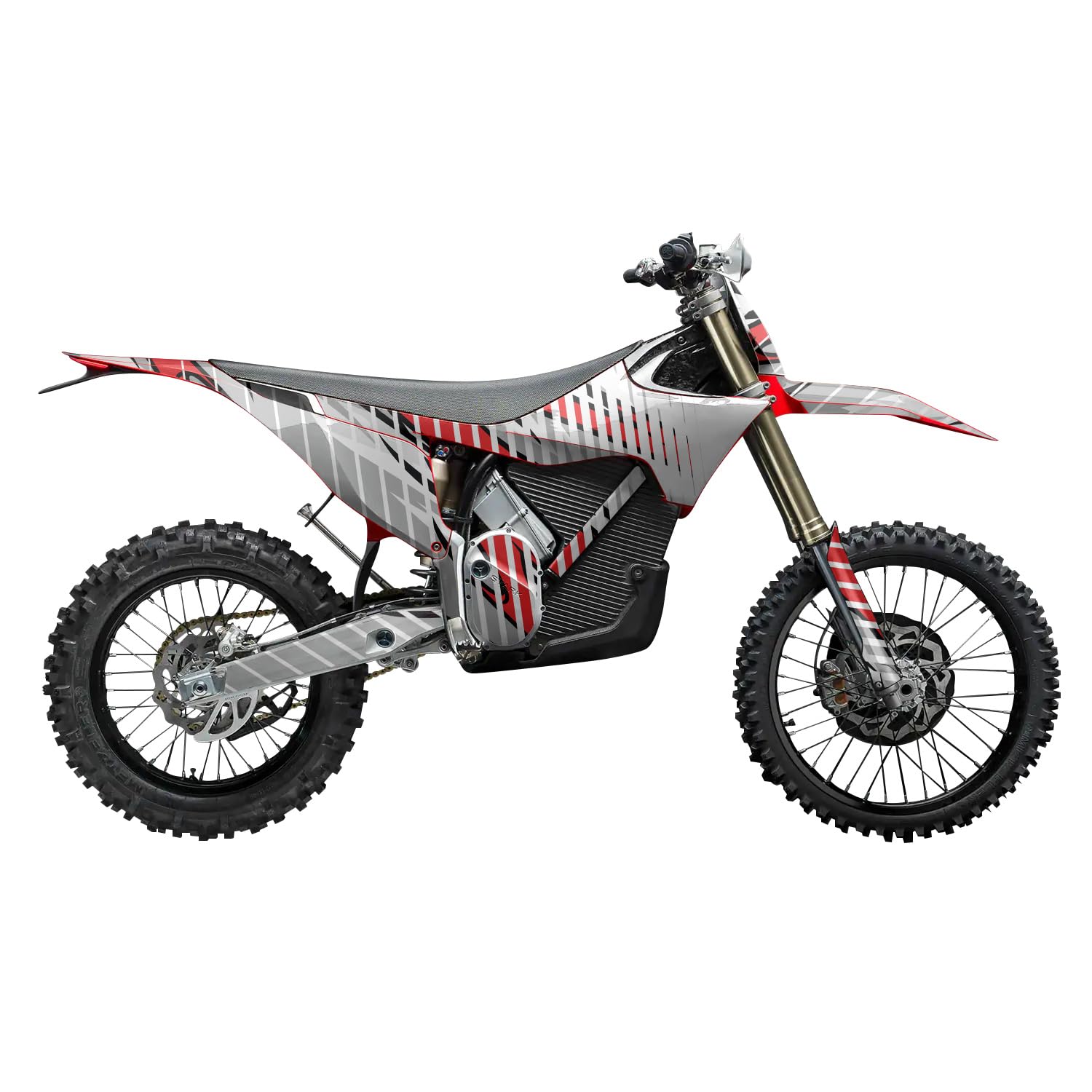 Stark Varg MX 2023-2025 Graphics Kit Wrap - Tribal Fade - Varg MX Skin - Premium 3M Vinyl Protective Wrap Decal Cover - Easy to Apply | Crafted in The USA by MightySkins