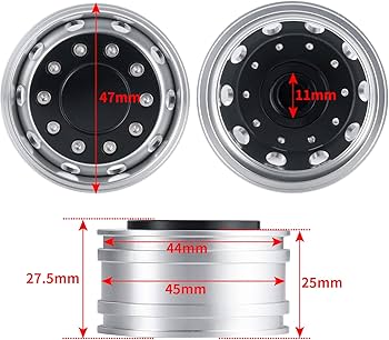 1/14 ラジコン トラック ホイール Amazon | TRZX 1/14 タミヤ トレーラー トラクター トラック RC 車用