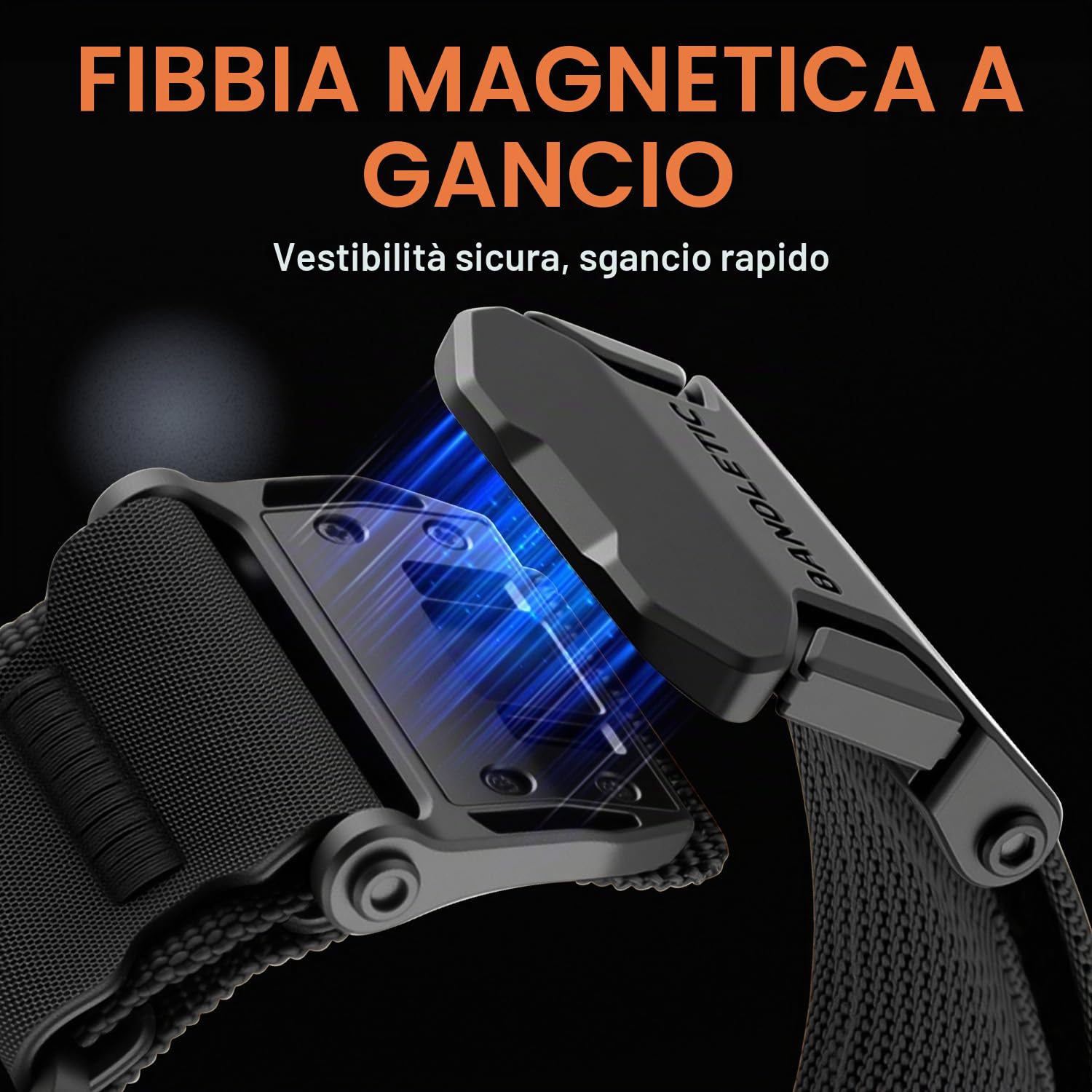 Bandletic Cinturino compatibile con Apple Watch Ultra 3/2/1
