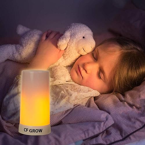 Miniatura 8 de Luz LED con efecto de llama, recargable por USB, lámpara de mesa de llama para exteriores, impermeable, regulable, 4 modos, linterna con efecto de