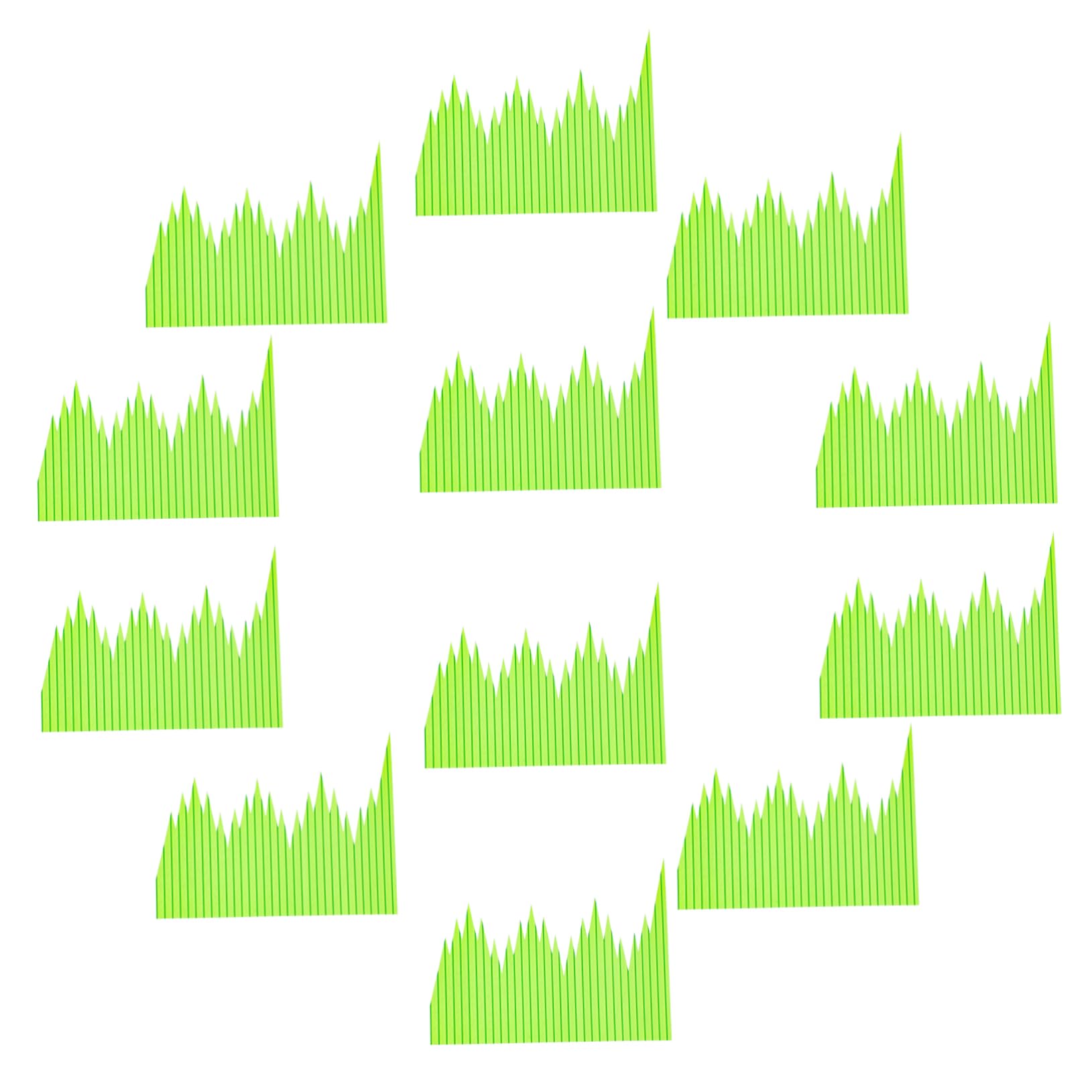 SOLUSTRE 1000Pcs Sushi Garnish Grass Japanese Sashimi Divider Decor Realistic Sushi Grass for Food Presentation for Sushi Parties Japanese Cuisine Decor