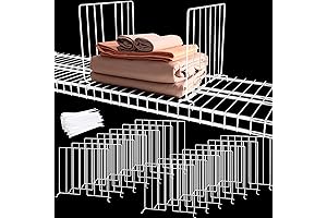 20 Pack Universal Wire Shelf Dividers
