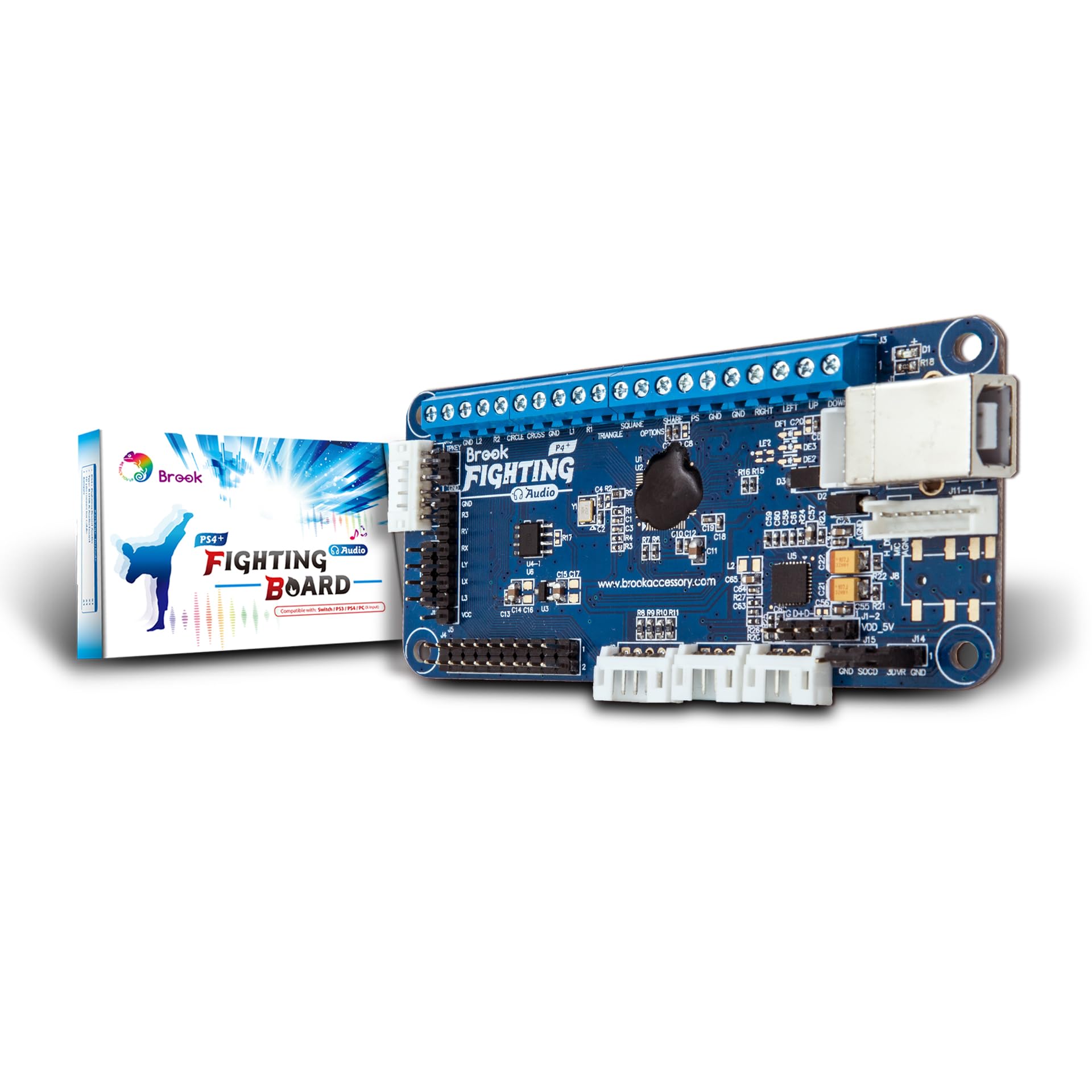 Brook PS4+ Audio Fighting Board PS4 +オーディオファイティングボード PS4 / PS3 / PC/NS / NS2 に対応 PS4オーディオサポート