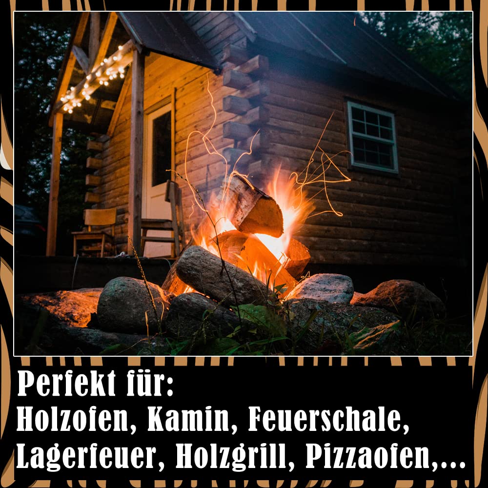 Grillmaster Bukowe drewno kominkowe, do pieca, kominka, pieca kominkowego, paleniska, grilla, drewno opałowe w szczapach 25 cm, suszone komorowo, 15 - 90 kg, ilość: 60 kg