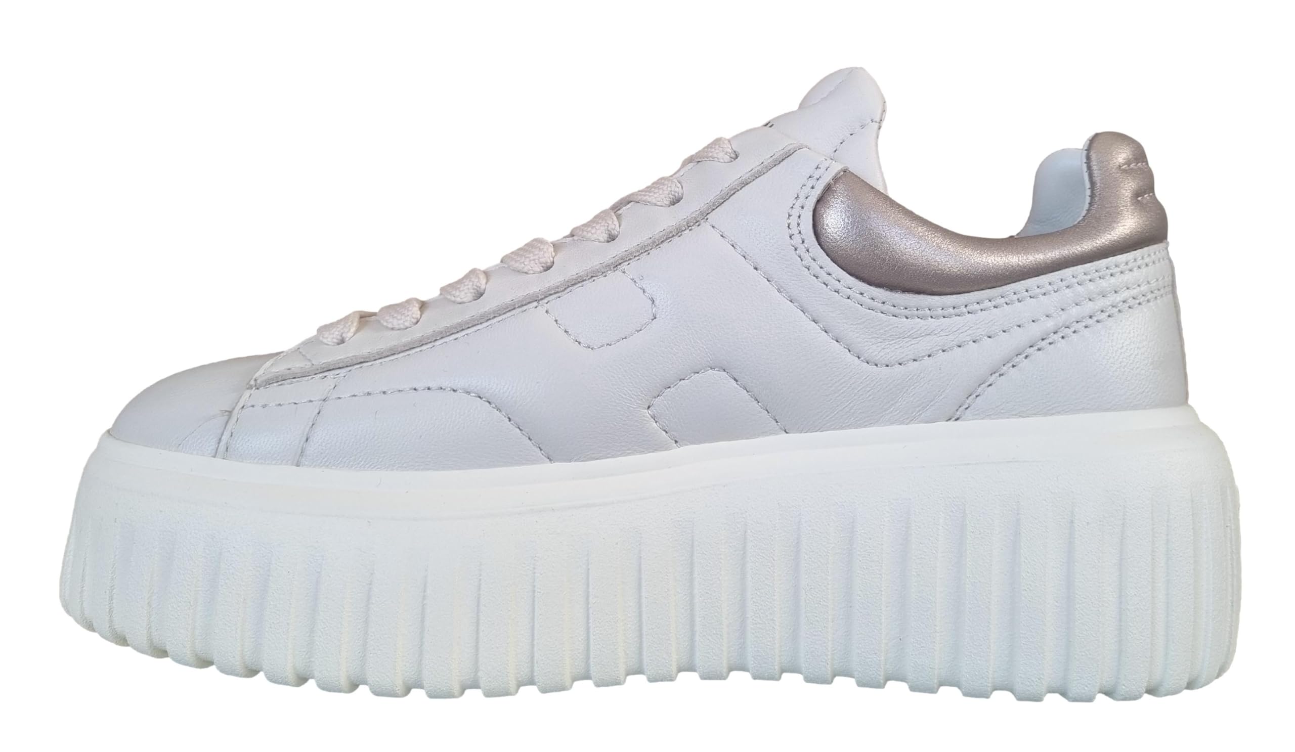 Hogan Zapatillas deportivas mujer H-Stripes HXW6450FC60KU00GAN Marfil y Oro