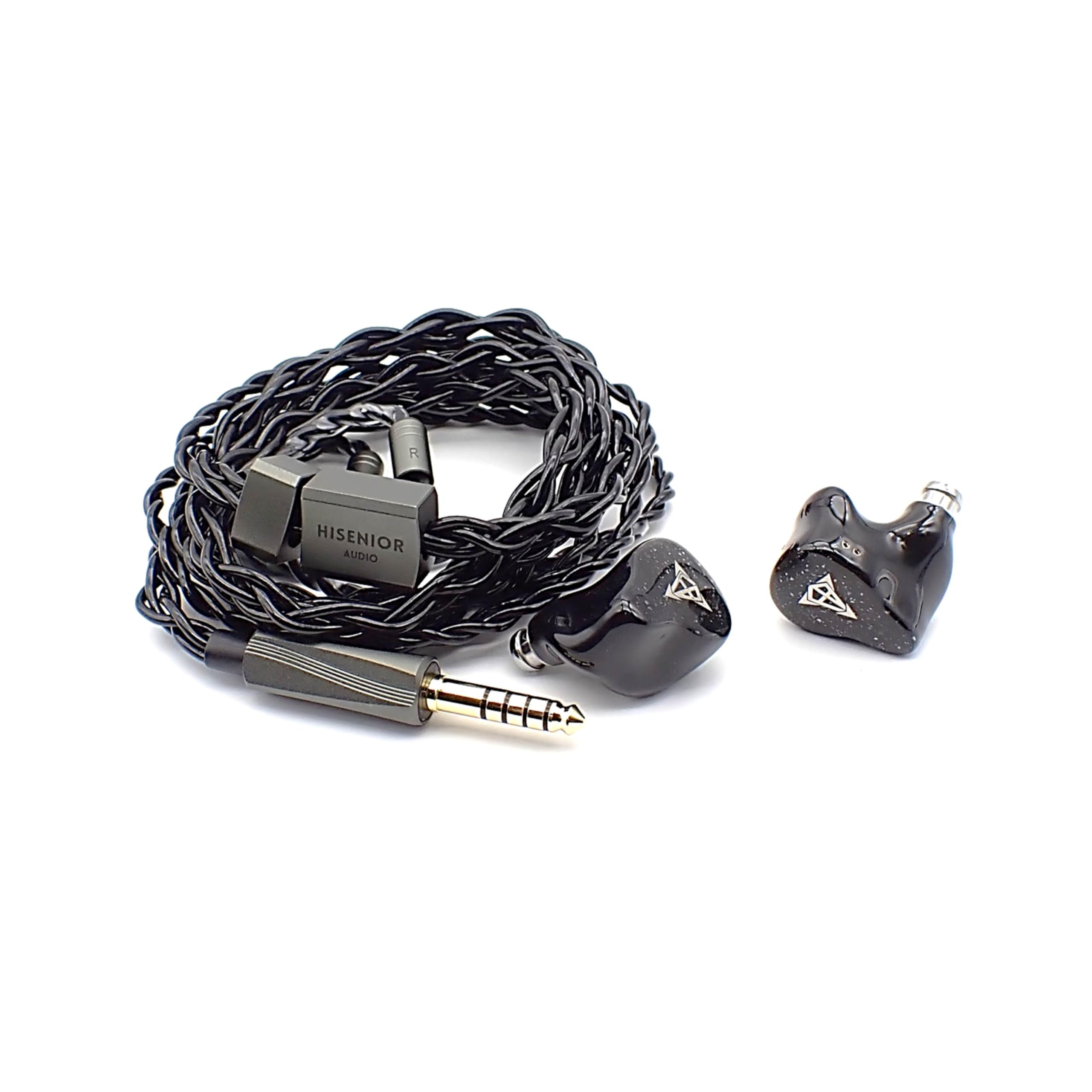 Amazon.co.jp: Hisenior Mega7 1DD + 6BA ハイブリッド 2ピン 0.78mm
