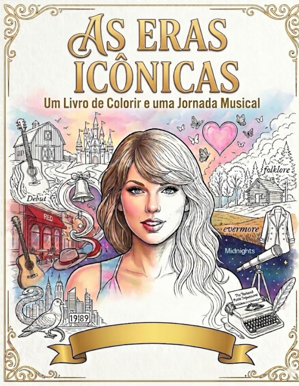 AS ERAS ICÔNICAS:: Um Livro de Colorir e uma Jornada Musical