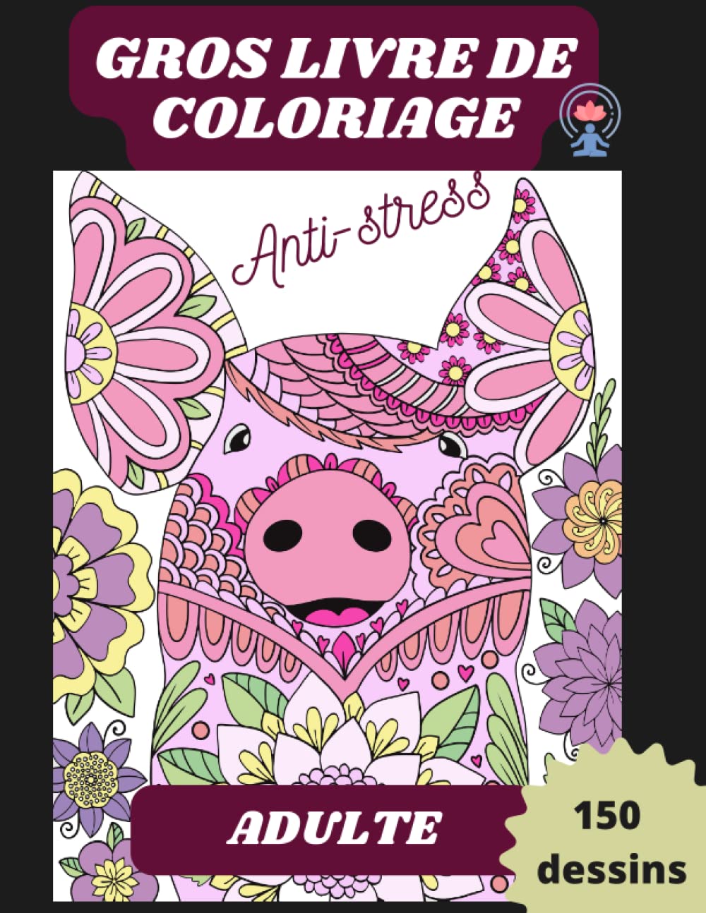 Cahier De Coloriage Anti-stress Pour Adultes - 3 Livres Avec Mandalas, Fleurs Et Maisons De Conte De Fées - 60 Motifs Différents - 6