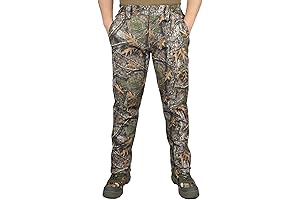 Men's Insulated Hunting Pants: Fleece-Lined Camo Pants, Guarding You Through the Wild