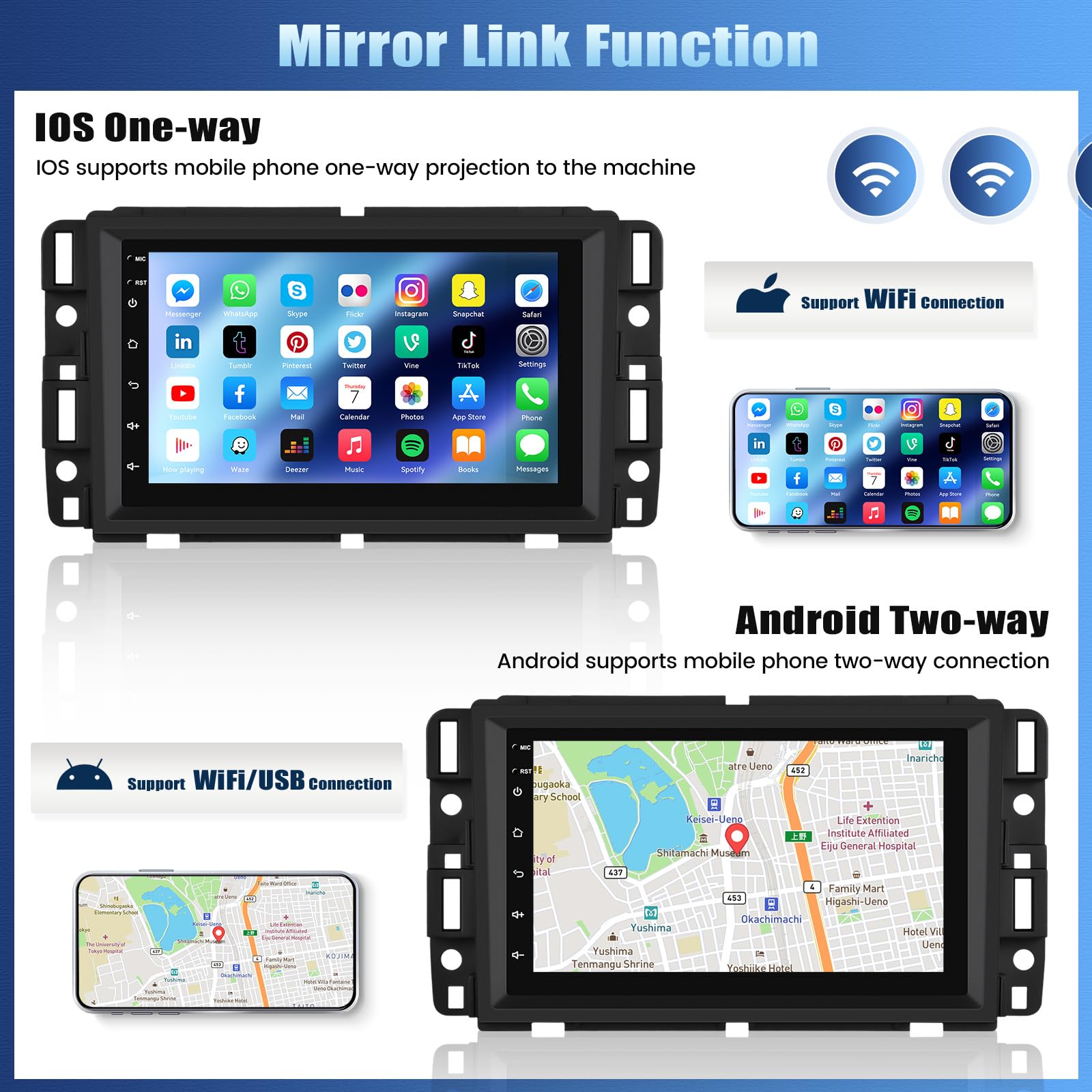 Android 13 Chevrolet Silverado Radio CarPlay Android 13 Car Stereo