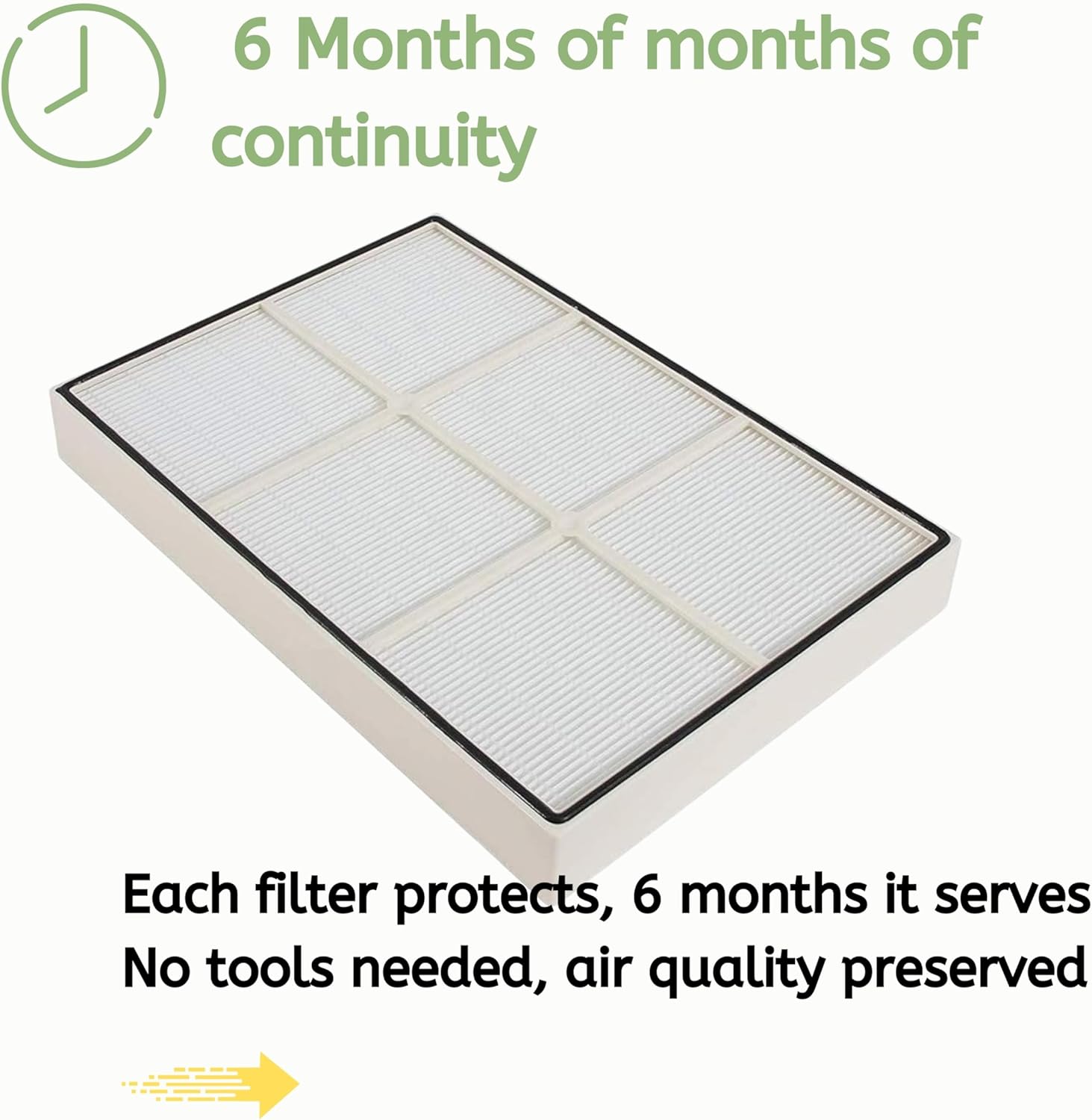 Nispira True HEPA Carbon Pre Filter Set Compatible with Sears Kenmore 83375, 83376, 83200, 83202 (Progressive 335), 83230, 83354, 83355 & 295 Series, 1 Pack - Image 6
