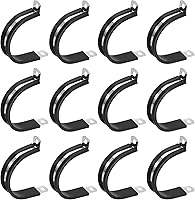 Vista 34 de uxcell Abrazadera de cable de 1-1/32 pulgadas (1.024 in) abrazadera de cable de acero inoxidable 304 Abrazadera aislada acolchada en forma de R