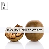 Vista 3 de It's Just! - 100% extracto de monje en polvo, edulcorante apto para Keto, fruta del monje, sin azúcar, sin OMG, no glucémico