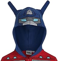 Vista 3 de Hasbro Transformers Optimus Prime and Bumblebee - Sudadera con capucha y cremallera para niños grandes