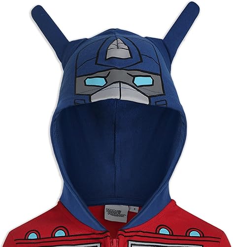 Miniatura 3 de Hasbro Transformers Optimus Prime and Bumblebee - Sudadera con capucha y cremallera para niños grandes