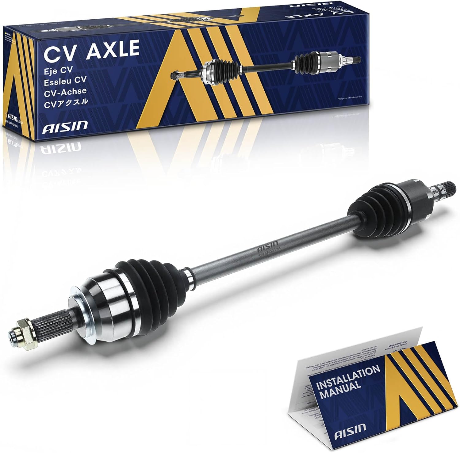 AISIN AFTERMARKET CVAF-02134 Front Left or Right CV Axle Shaft Assembly - Compatible with Subaru Forester 2014-2018, Impreza 2017-2023