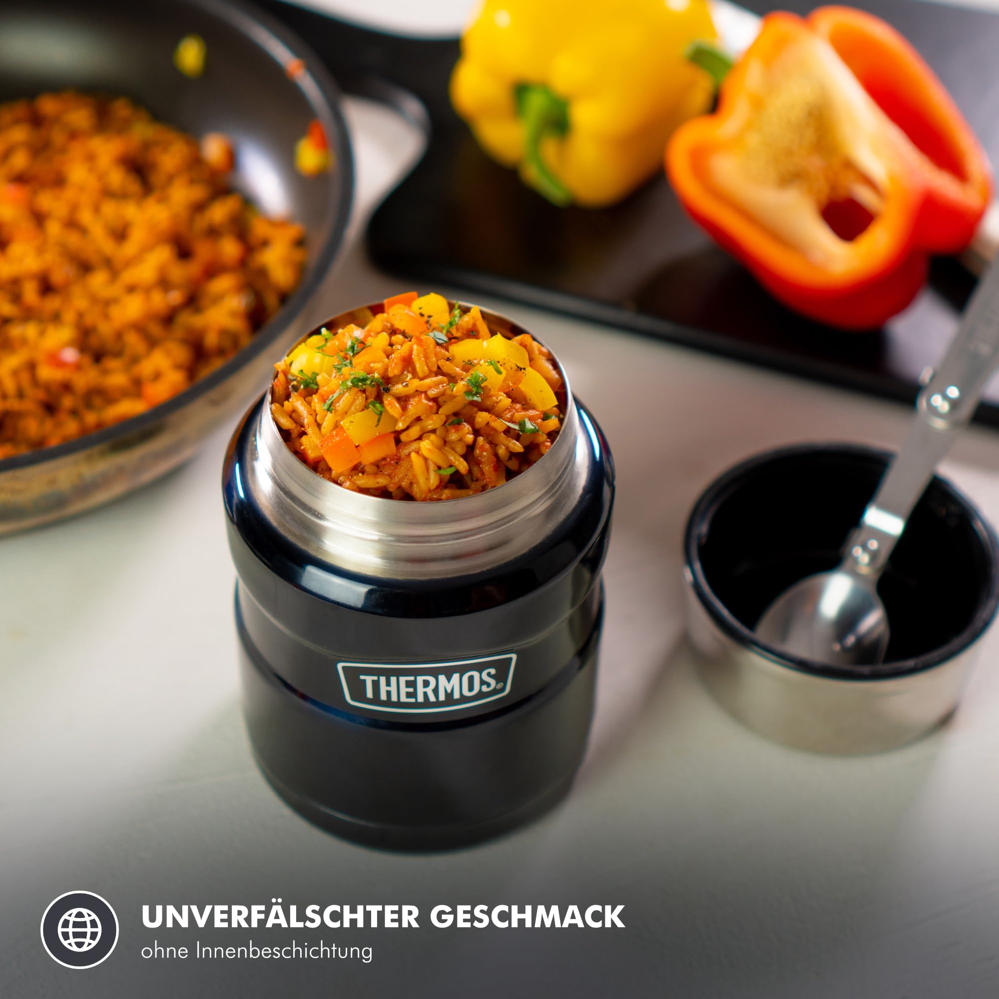 SUPREME Thermos　Stainless King Food Jar Thermos Stainless King Food Jar, Stainless Steel : Amazon.de: Home