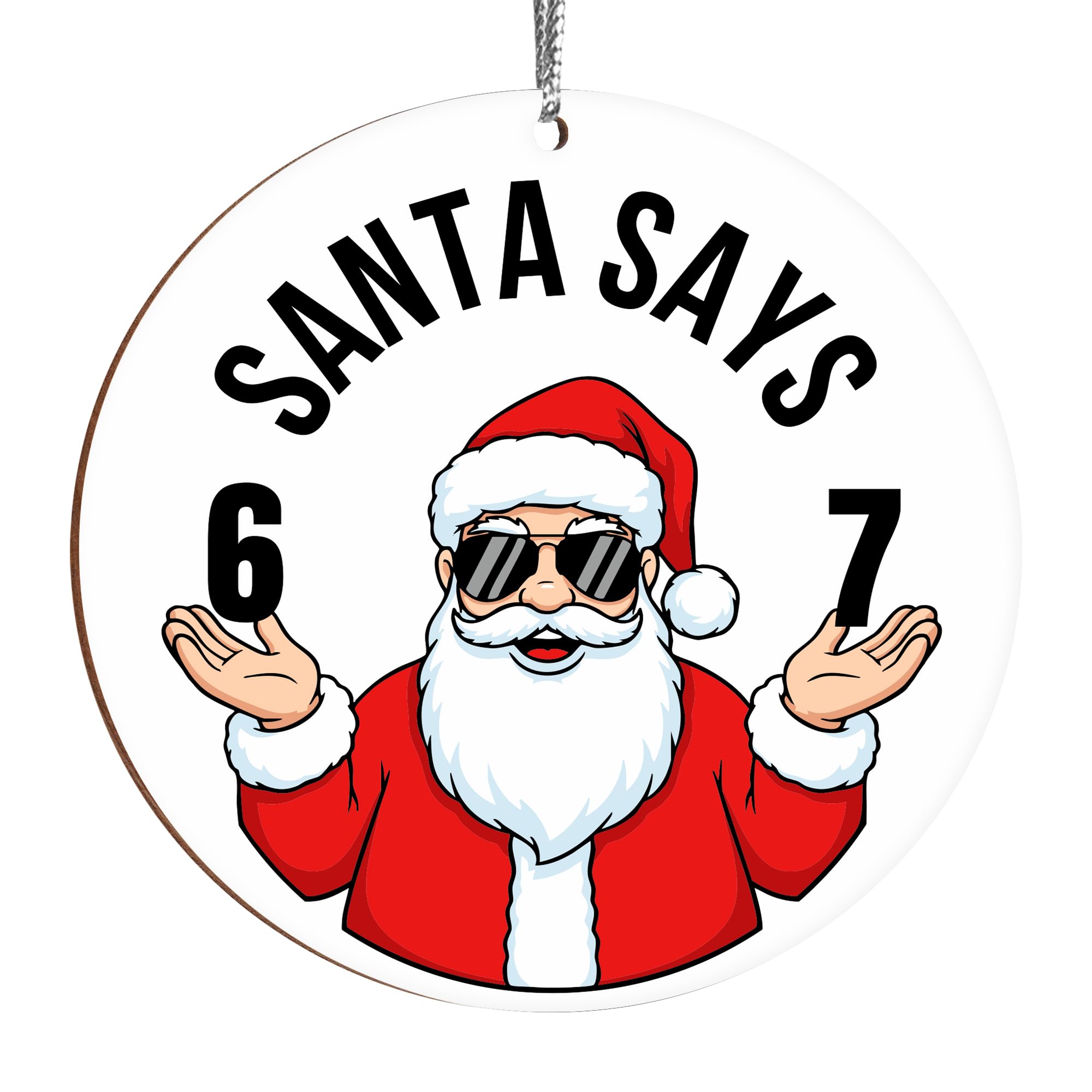 Amazon.com: 67 Meme Funny Christmas Ornaments 2025, 6 7 Ornament