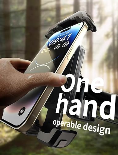 Miniatura 2 de Soporte para teléfono de bicicleta de 4 generación súper fácil de instalar, bloqueo rápido 1S clip de montaje de teléfono para motocicleta, soporte