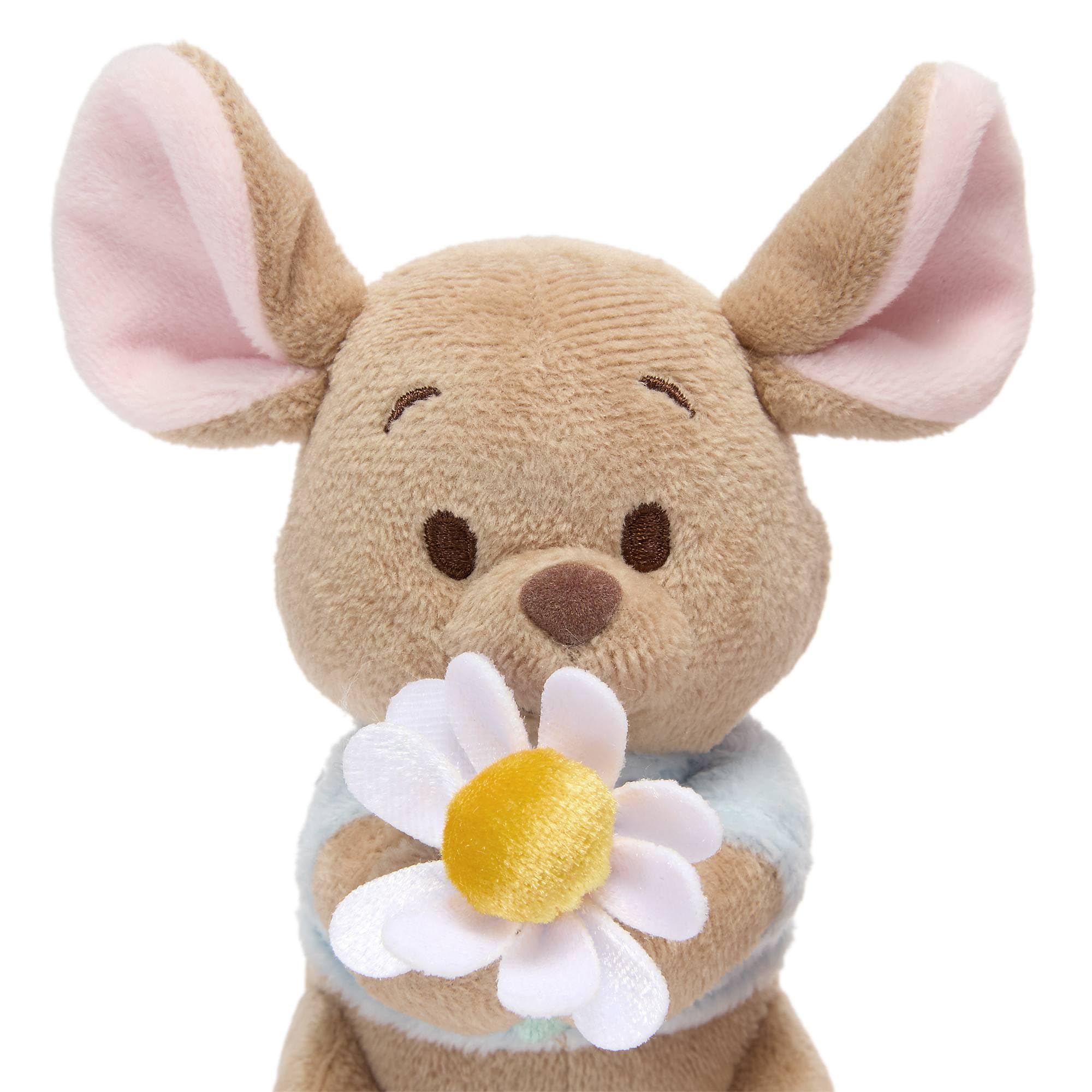 Disney Store Official - Winnie Puuh - Kanga und Ruh - Sonderedition im Blumen-Look - Mittelgroßes Kuscheltier - Plüschtier zum Sammeln - 18 cm