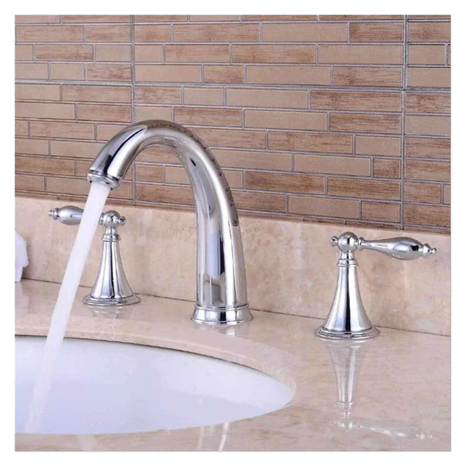 Robinet or répandu mitigeur lavabo salle de bain eau chaude et froide