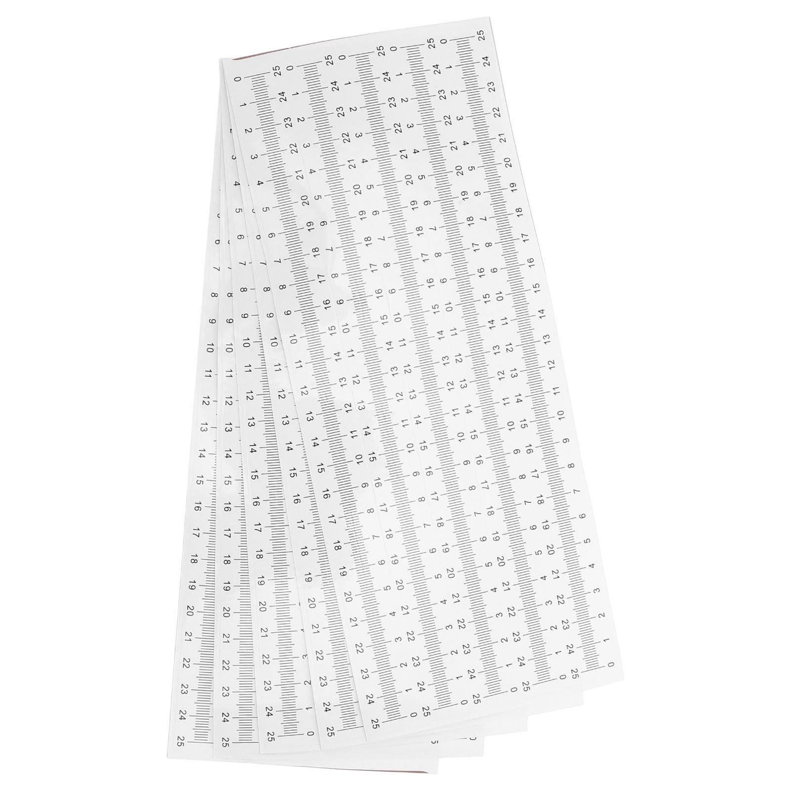 ABOOFAN 50 Unidades Cinta Métrica Adhesiva para Carpintería y Superficie de Madera con Papel Kraft, Fácil de Reemplazar, Compatible con Superficies de Madera y Metal para Dibujo y Trabajo