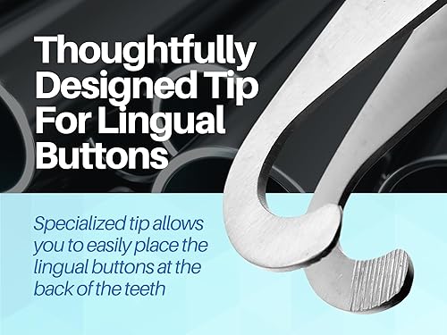 Miniatura 2 de Pinzas de botón lingual de ortodoncia Soporte Placer Self Holder Pinzas Ortodoncia Vinculación Artman Instruments
