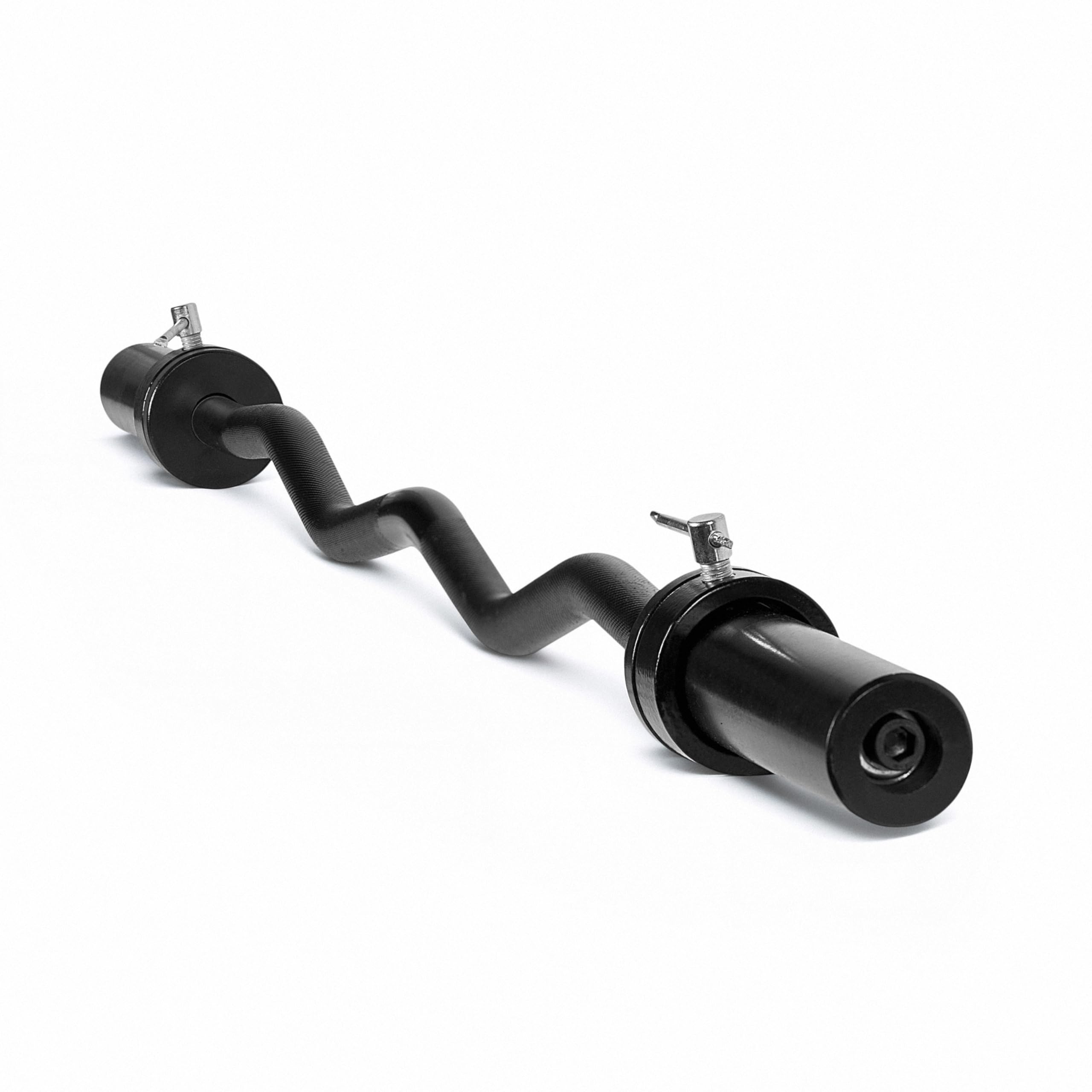 CAP Barbell EZ Curl Olympic Bar, Black, 47" (OBIS-47B)