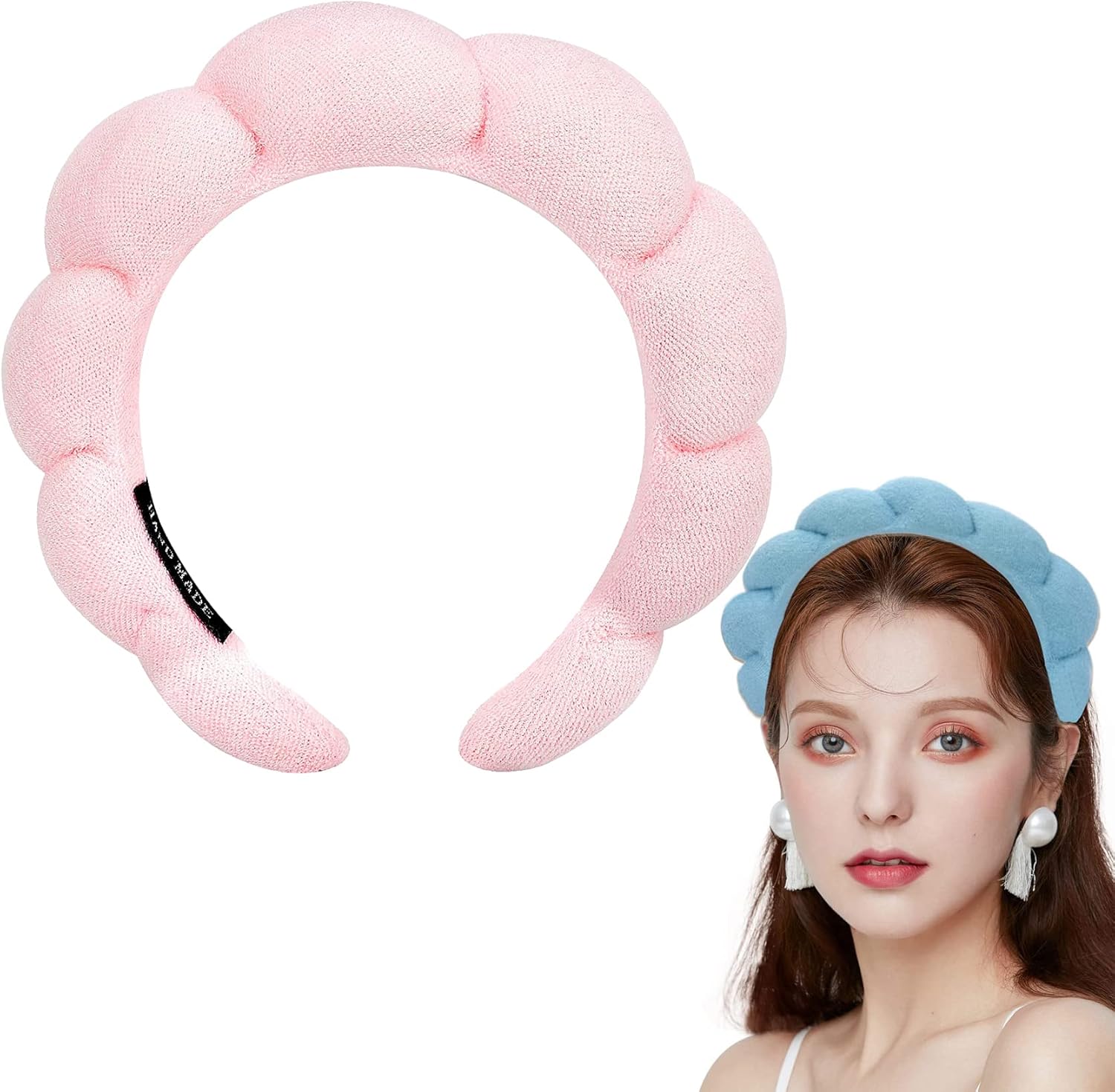 TTEDMO Versed Headband,Puffy Headband,Headband for Makeup