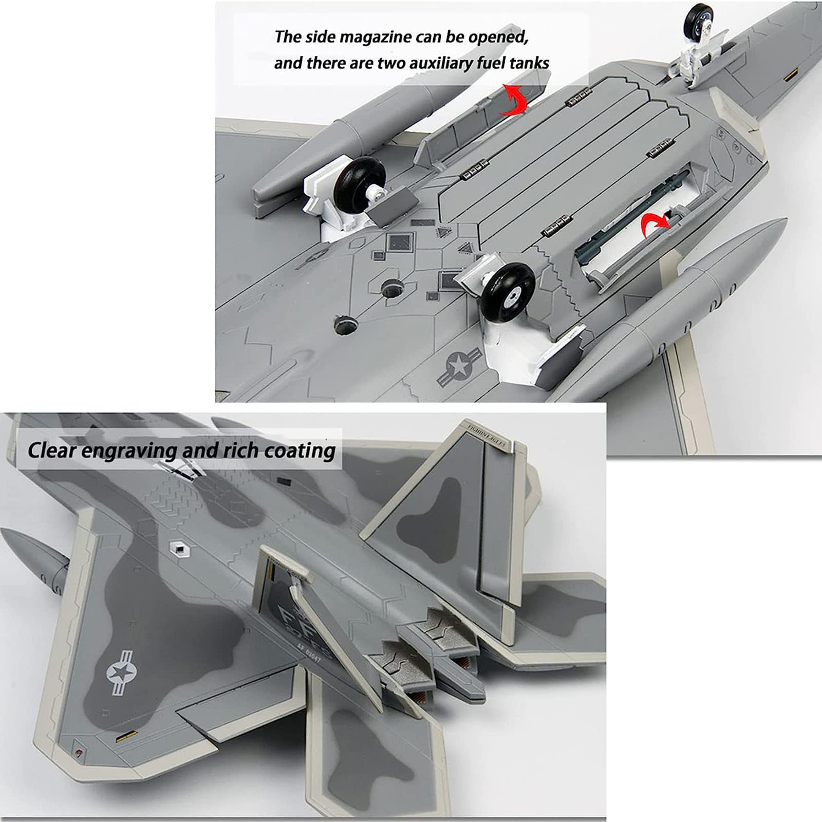 ホビースター　金属製　F22 1/72 ホビースター 金属製 F22 1/72