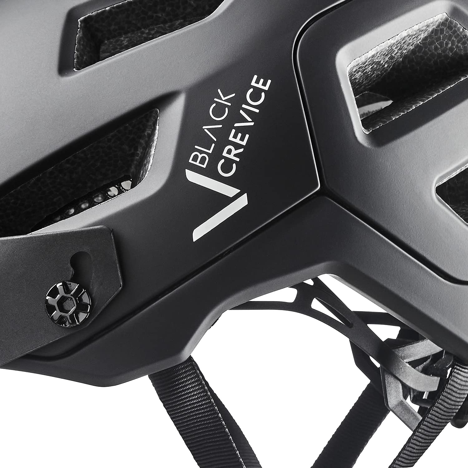 BLACK CREVICE Fahrradhelm Erwachsene I MTB-Helm I Fahrradhelm I Fahrradhelm Herren & Damen I Radhelm Fahrrad-Helm I Atmungsaktiver Fahrradhelm I Größenverstellbar