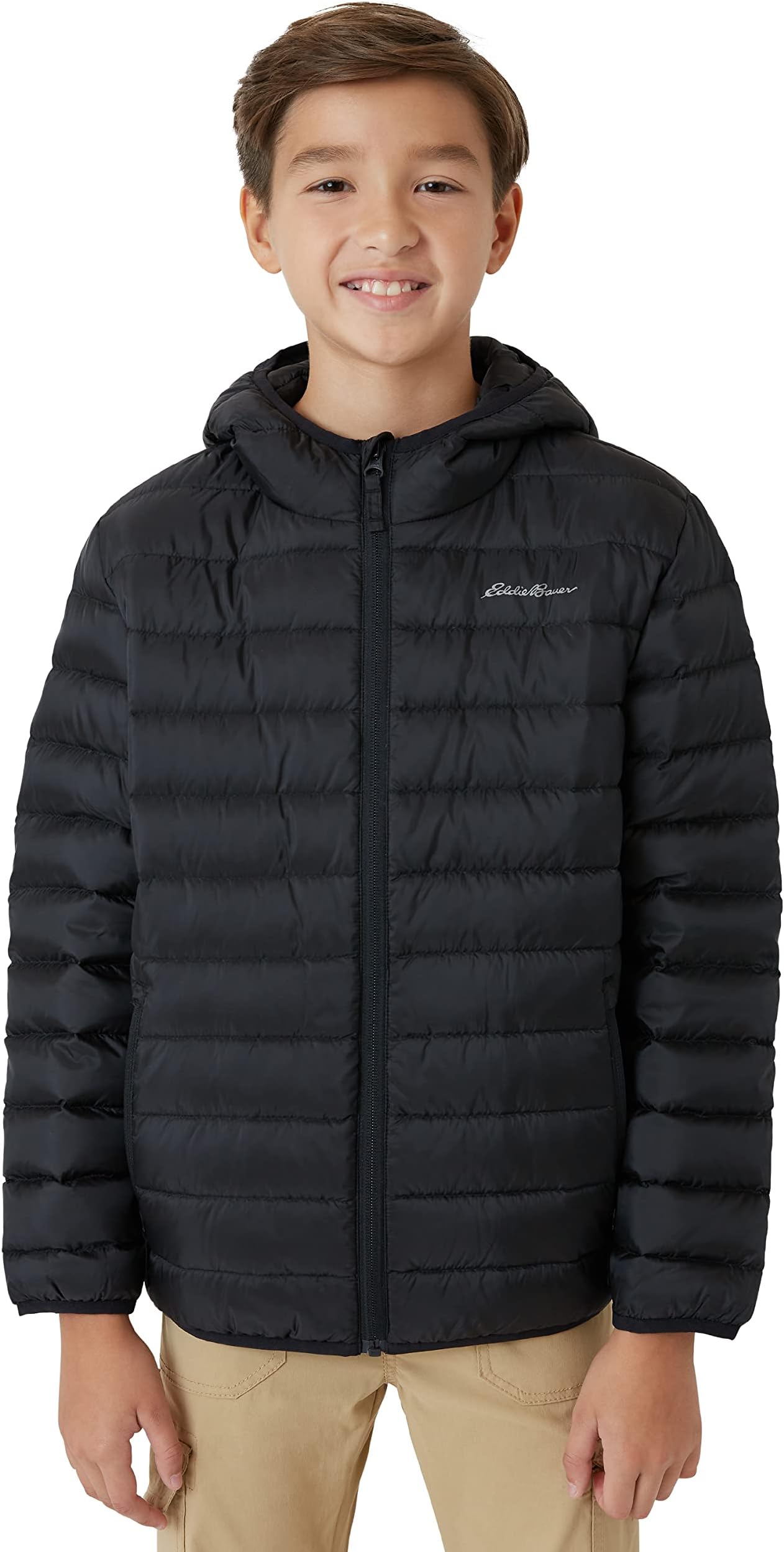Boys' Jacket - CirrusLite Weather Resistant Down Coat for Boys - Insulated Quilted Bubble Puffer (3-20)