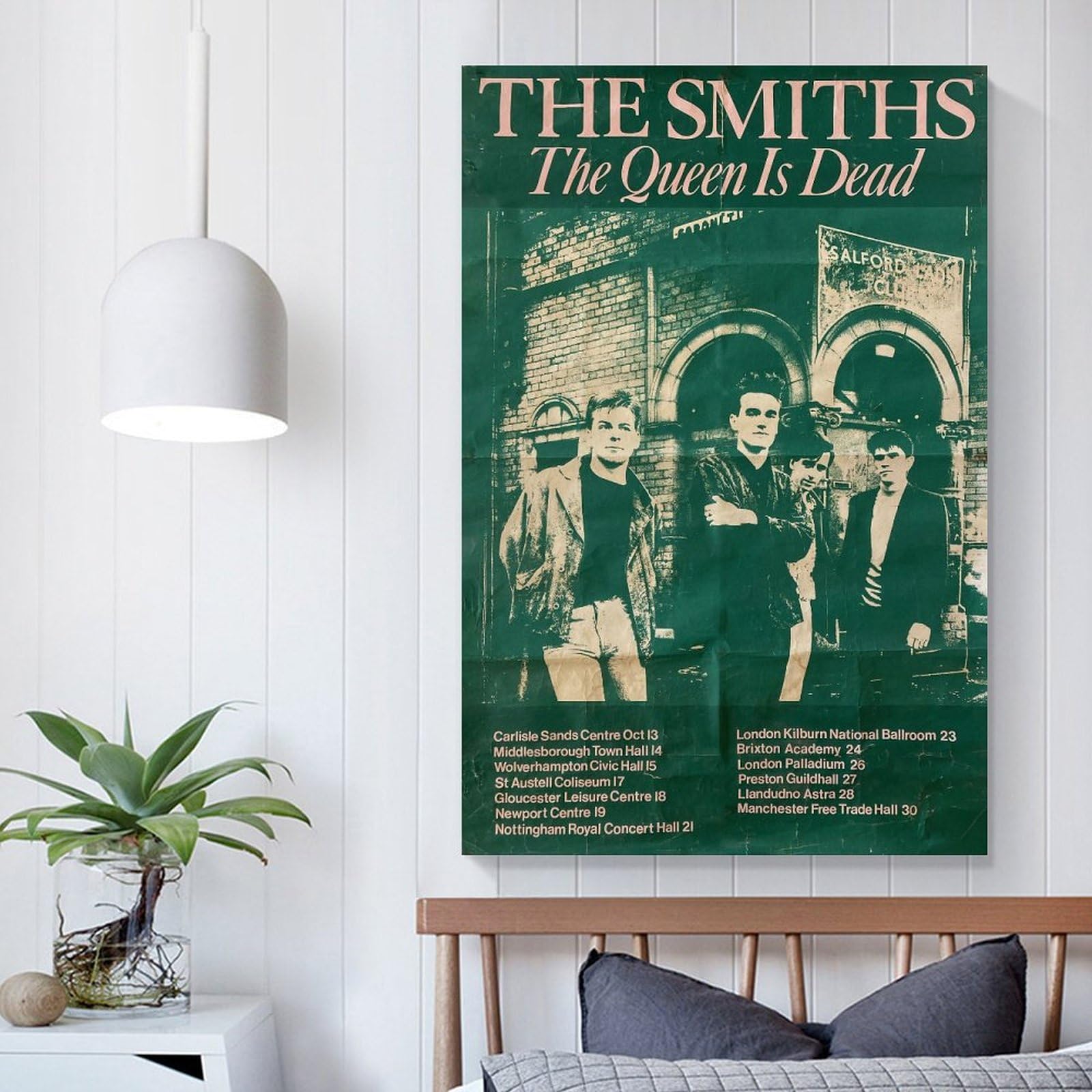 Poster The Smiths Vintage 40x60 Cm - Impression Sur Toile Sans Cadre - Déco Murale Pour Salon, Chambre - Fan De Musique