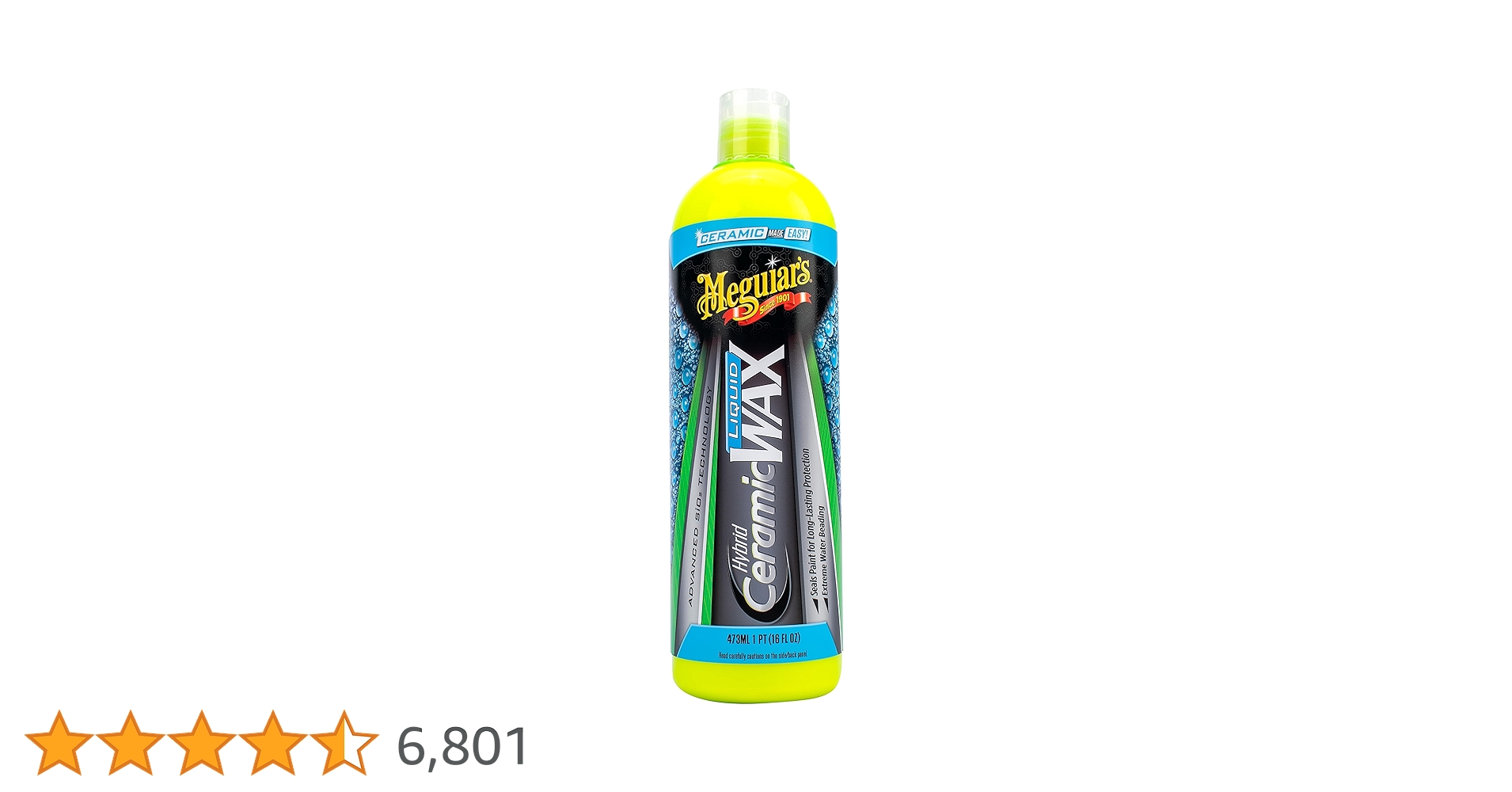 bestprice！ Meguiar's Hybrid Ceramic Liquid Wax 473 ml : Buy Online at