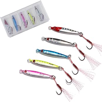 Amazon.co.jp: OHF メタルジグ セット 5個セット 3g or 5g アシスト
