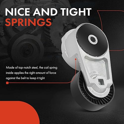 Miniatura 5 de A-Premium Conjunto de tensor de correa con polea compatible con Chrysler Town & Country 2011-2016 y Dodge Challenger, Charger, Durango, Grand