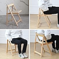 Vista 5 de Folding Dining Chairs with Padded Seat Lightweight sillas para Fiestas,2 Pack Folding Chair for Dinner,Party Wedding,Picnic Event, 196LB