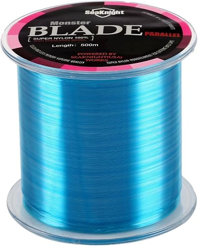 Miniatura 26 de SeaKnight - Línea de pesca de nailon de 1,640.4 ft/3,280.8 ft de material japonés, monofilamento de línea de pesca de mar 2-35 libras Negro-547Yds
