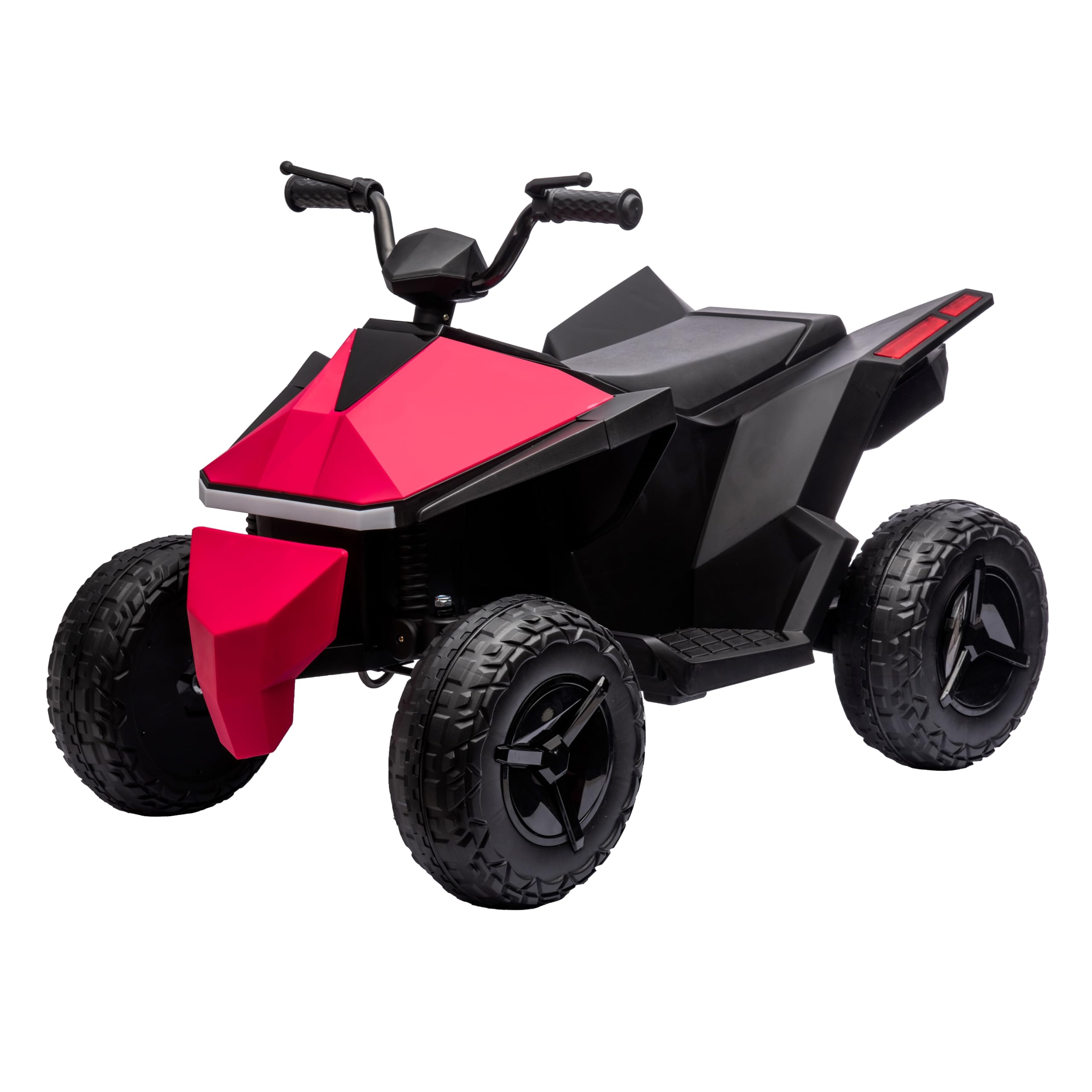 Lovely Baby Kids Power Riding Quad Bike LB 686EL, Ride on Motorcycle, Rechargeable Battery-Operated Electric Bike, Driving Car with Remote Control, Lights & Music for Age 3-6 yrs, Red
